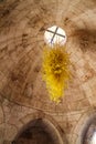 Chihuly chandelier hangs in the entrance hall of the Tower of David Museum, Jerusalem