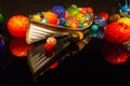 Chihuly Garden and Glass Boat with Ball Floats