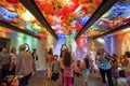 The Chihuly glass ceiling room