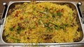 Chiken biryani an indian food