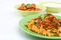 Chiken Tikka Masala Curry with Fried Rice