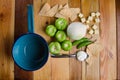 Chilaquiles ingredients