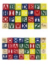 Learning fun blocks alphabet Royalty Free Stock Photo