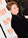 Roman Griffin Davis child actor on red carpet for Jojo Rabbit at toronto international film festival