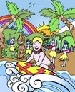 Child Adventure - Island Surfing