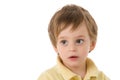 Child with astonished gaze Royalty Free Stock Photo