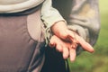 Child Baby and mother holding hands happy Family Royalty Free Stock Photo