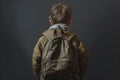 Child backpack. Generate Ai