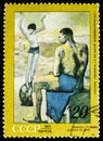 Child on Ball (Picasso), Foreign Paintings in Soviet Museums serie, circa 1971