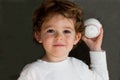 Child with baseball