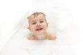 The child bathes Royalty Free Stock Photo