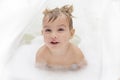 The child bathes Royalty Free Stock Photo