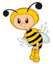 bee is cool Royalty Free Stock Photo