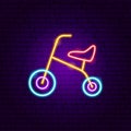 Child Bicycle Neon Sign