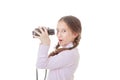 Child binoculars Royalty Free Stock Photo