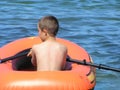 Child in boat