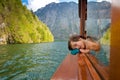 Child on boat Royalty Free Stock Photo