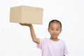 Child and box