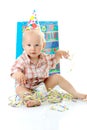 Child boy birthday Royalty Free Stock Photo