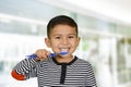 Child Brushing Teeth Royalty Free Stock Photo
