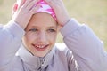 Child with cancer Royalty Free Stock Photo