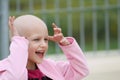 Child with cancer Royalty Free Stock Photo