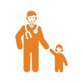 Child care, doctor, family medicine, pediatrics icon design