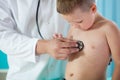 Child chest auscultation