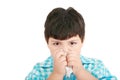 Child cold flu illness Royalty Free Stock Photo