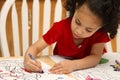 Child coloring Royalty Free Stock Photo