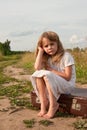 Child in countryside