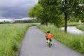 Child cycling