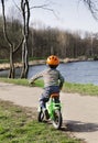 Child cycling