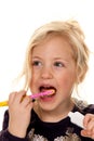 Child with dental care Royalty Free Stock Photo