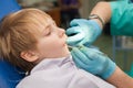 Child in the dental office