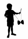 Child with a diabolo