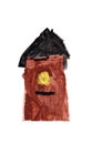 Child drawing of birdhouse. house birds drawn by child. Drawing of nestling box