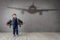 Child dreams of becoming a pilot