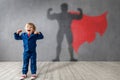 Child dreams of becoming a superhero