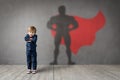 Child dreams of becoming a superhero