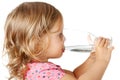 Child drinking water Royalty Free Stock Photo