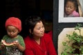 Child eating watermelon