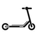 Child electric scooter icon simple vector. Bike transport Royalty Free Stock Photo