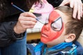 Child face painting Royalty Free Stock Photo