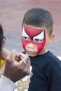 Child face painting
