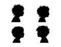 Child face profile Royalty Free Stock Photo