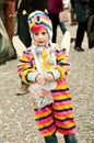 Child with fancydress in Piazza del Popolo