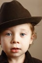 Child with Fedora Royalty Free Stock Photo