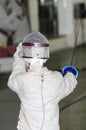 Child fencing with epee