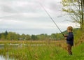 Child fishing